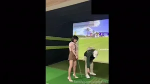 스크린골프장에서  한국야동 국산야동
